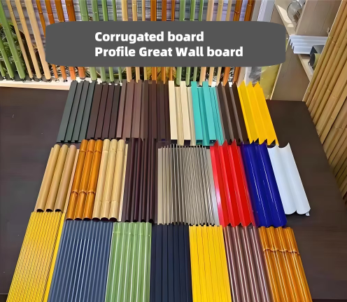 HOME DECORATION ITEMS ROOF SHEET    RS303 Double Layer Insulated Aluminum Roof Panel Great Wall Board Aluminum Sandwich Panel for Roofing